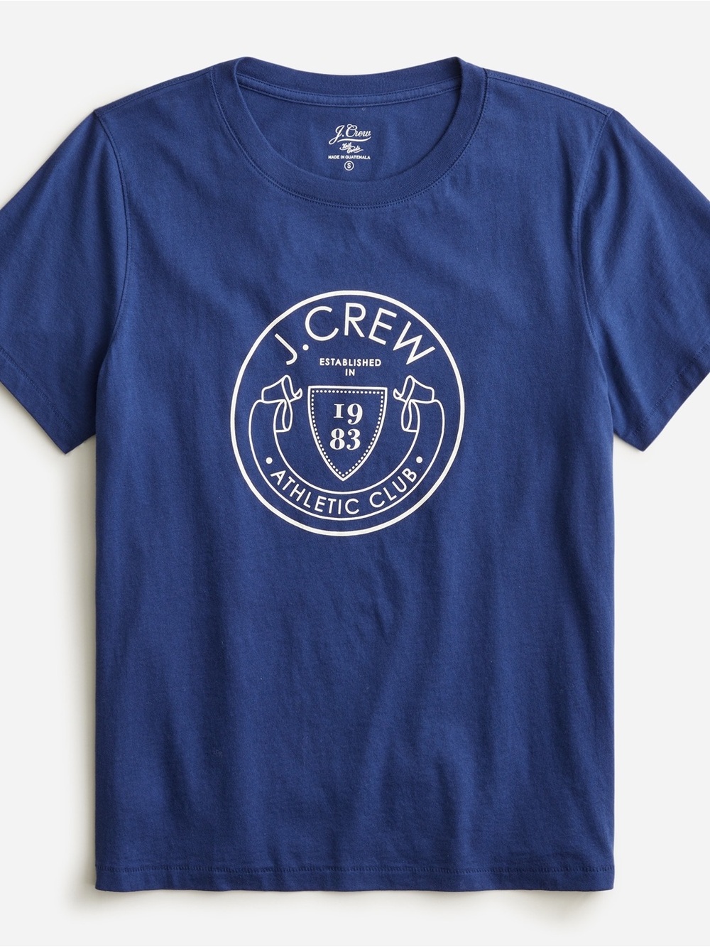 Broken-in jersey "J.Crew Athletic Club" relaxed T-shirt